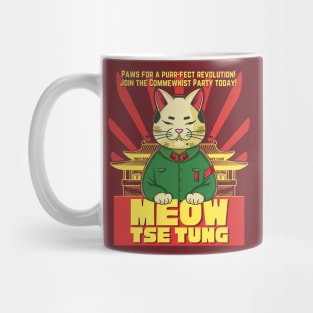 Meow Tse Tung The Communist Cat Mug